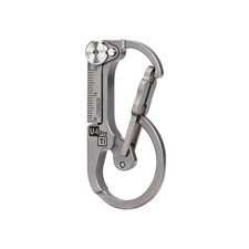 Rovyvon U4 Pro+ Ti Schnell&ouml;ffner Titanium Carabiner and Keyring mit Messer und S