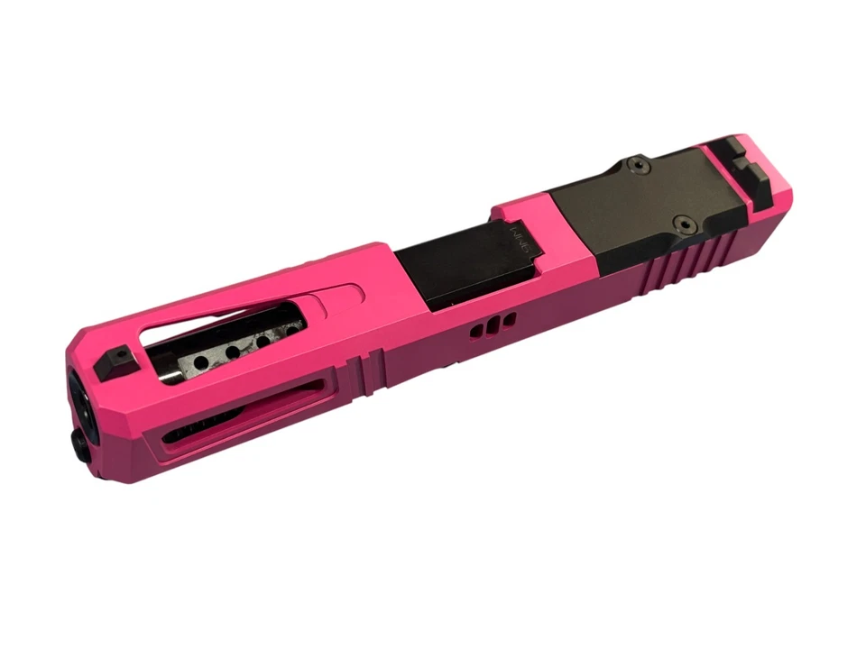 Viper для Glock 19 пользовательский слайд gen3 новый cerakote верхний полный розовый с портированный - Изображение 4 из 4