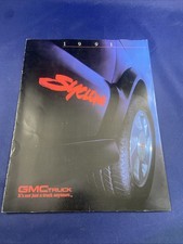 1991 Gmc Syclone Brochure Folder Original 1991 Gmc Syclone Brochure Folder Original