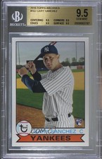 2016 Topps Archives 1979 Design Gary Sanchez #162 BGS 9.5 GEM MINT 0a1