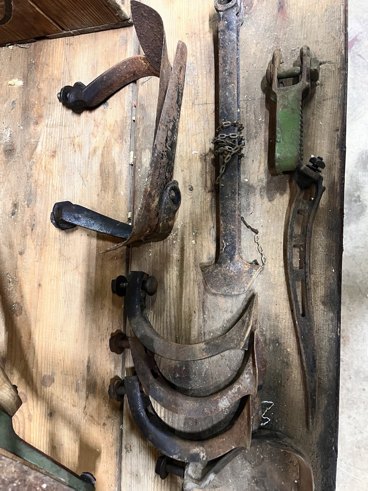 Planet Jr No.4 Seeder & Cultivator W/ Orig Wood Box, Plow, Leaf Lifter and More!