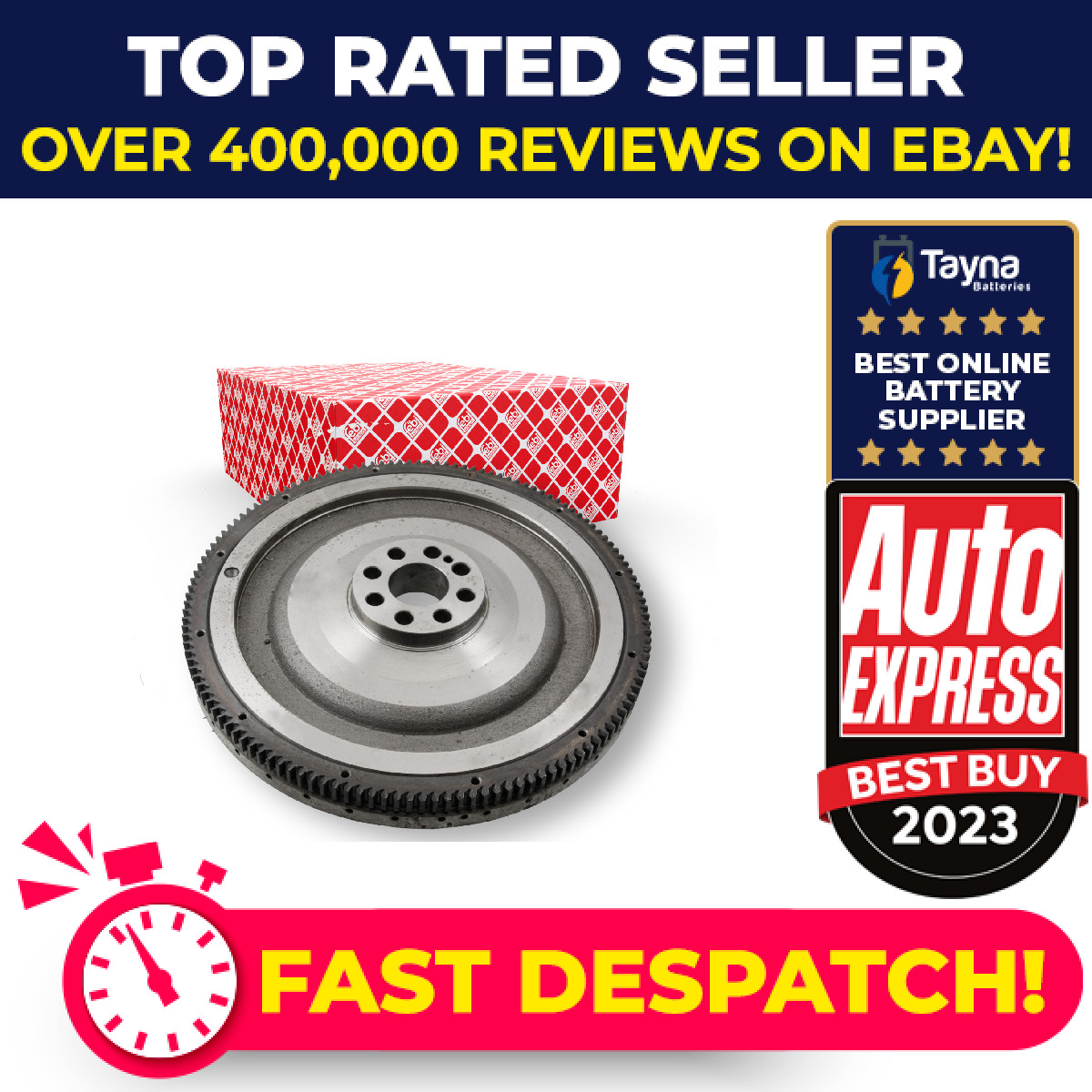 Solid Flywheel 29799 Febi A9060303205 A9060303805 A9060305705 A9060306805 New