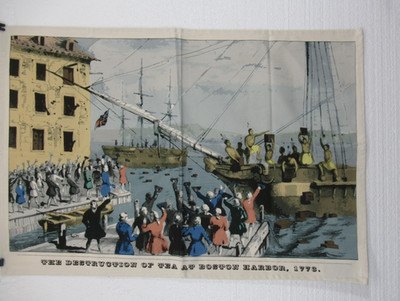 Radical Tea Towel Boston Tea Party Organic Cotton