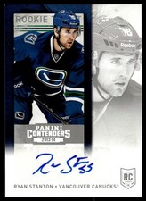 2013-14 Panini Contenders ROOKIE AUTO Ryan Stanton #117