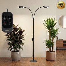 Grow Light LED Full Spectrum with 3/9/12/16H Timer and Dimmable for Indoor Plant