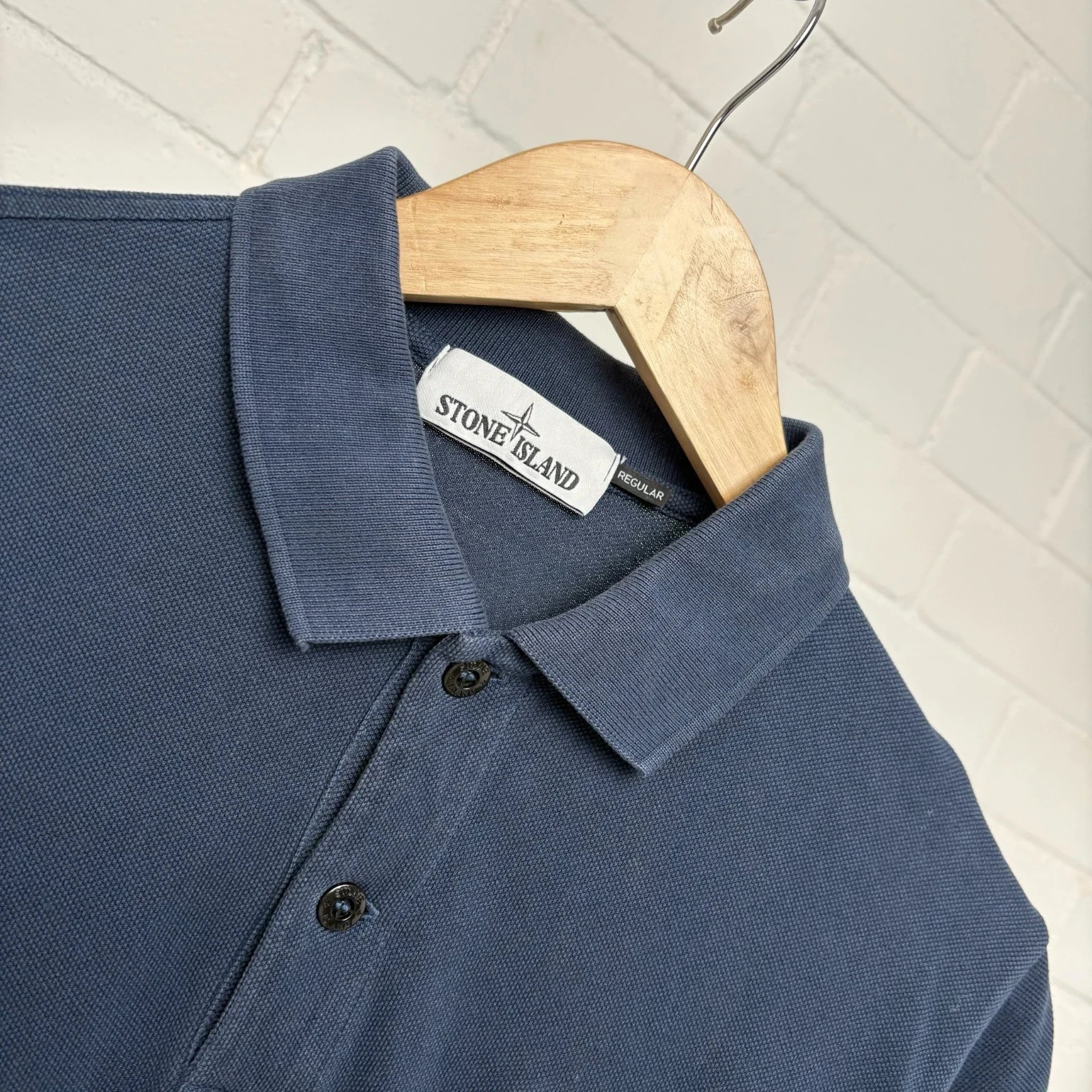Stone Island Blue Polo Shirt image 2