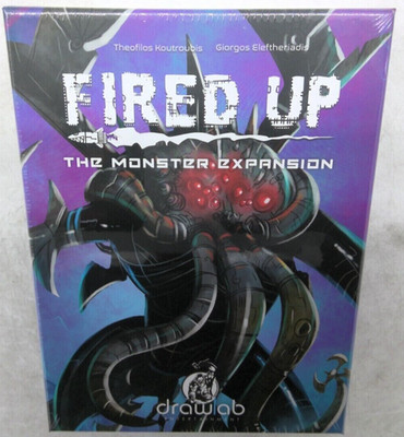 FIRED UP THE MONSTER EXPANSION BOARD GAME BRAND NEW & SEALED