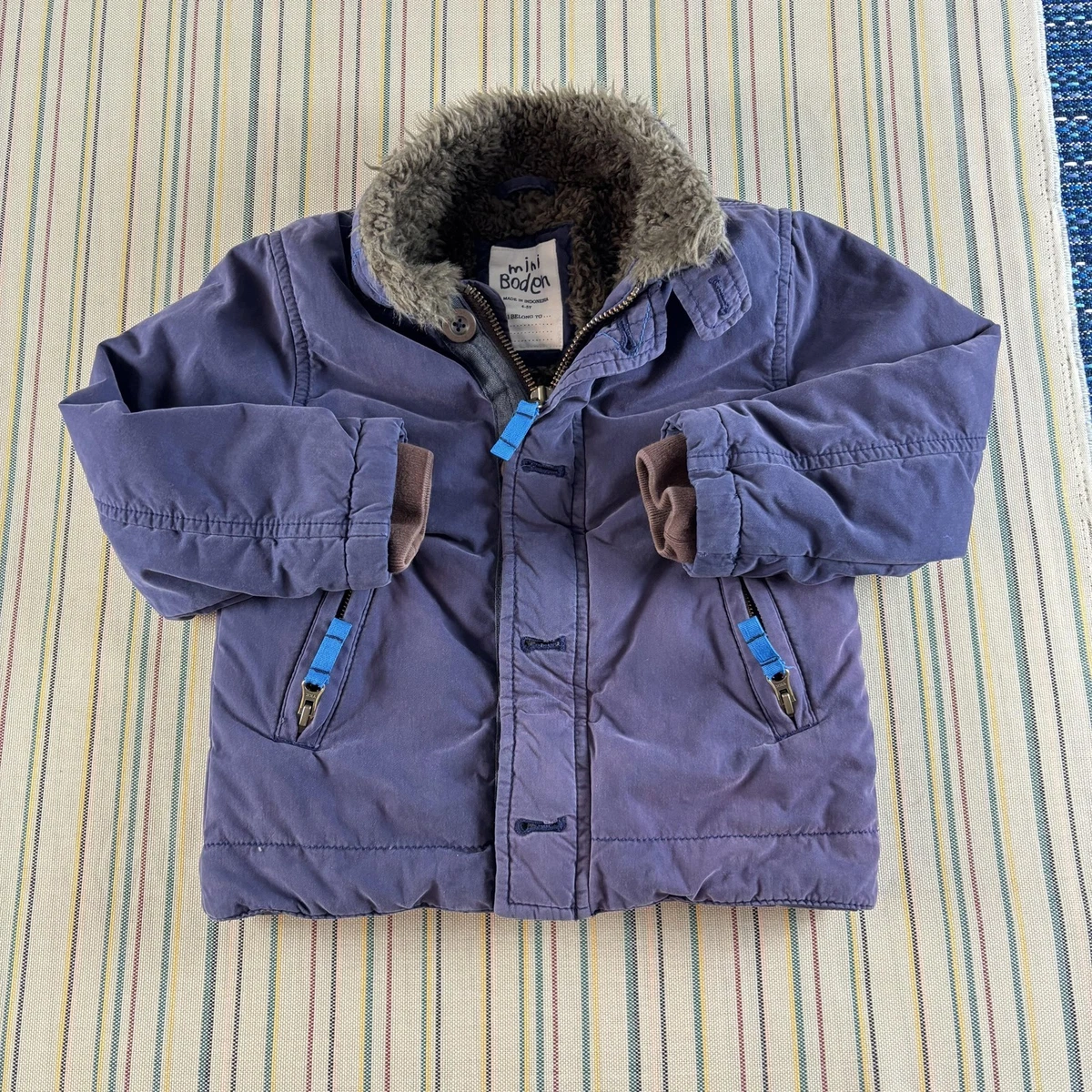 Polaire Vaude Pulex avec demi-fermeture éclair Blauw 98 cm