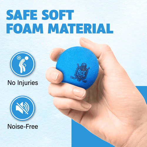 Minihockeybälle 12 Weichschaumbälle für Knie- und Bodenhockey 2 Indoor Mini - Bild 4 von 7