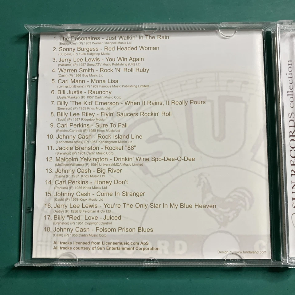 Best Of Sun Records, Volume 2 - Various Artists CD. 2005. Lewis/Cash. VERY GOOD. Foto 3 de 4