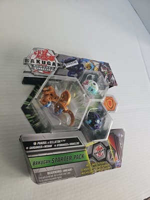 Bakugan Starter Pack Pharol x GIllator, Gargonoid x Webam & Sabra x Krakelios C1