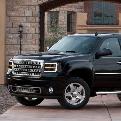 For 07-14 Sierra LED DRL+Sequential Signal Lamp Projector Headlight Smoked/Clear - Picture 7 of 8