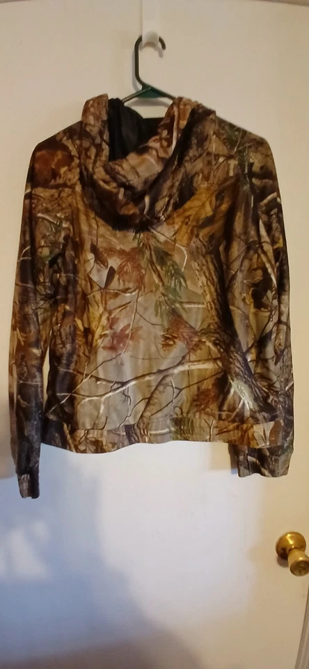 Remington Realtree Camo Hooded Jacket Full Zip Coat Youth Size 16/18 Hunting - Image 3 of 4