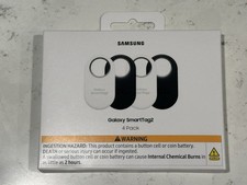 Samsung Galaxy SmartTag2 4-Pack Bluetooth GPS...