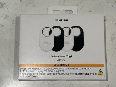 Samsung Galaxy SmartTag2 4-Pack Bluetooth GPS Tracker Smart Tag Black/White, New
