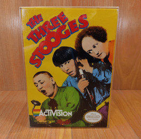 MINTY BOX CIB The Three Stooges complete in nintendo nes collector lot CLEAN VGC