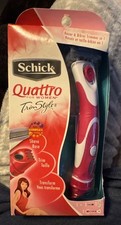 Schick Quattro Bikini Trimmer TrimStyle Rasierklinge Patronenrasierer Quatro Pink