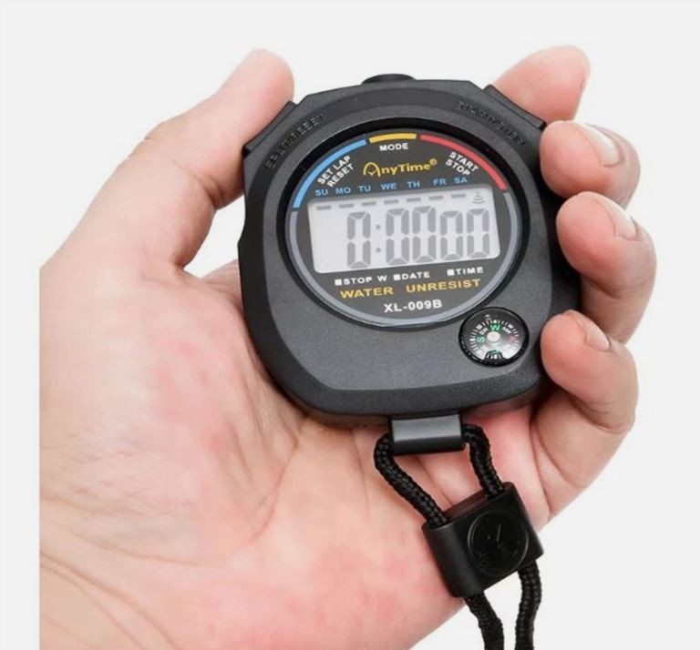 Handheld Stopwatch Digital Chronograph Sport Counter Lap Timer Stop Watch Clock