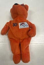 VTG Terrell Davis Beanie Bear Orange 9" Salvinos Bammers NFL Broncos 1999 1962
