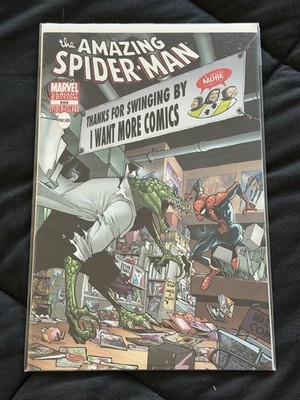 AMAZING SPIDERMAN 666 RARE I WANT MORE COMICS LIZARD STORE VARIANT NM ISLAND