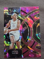 2024 Panini Select WNBA #180 Jackie Young Pink Ice Prizms