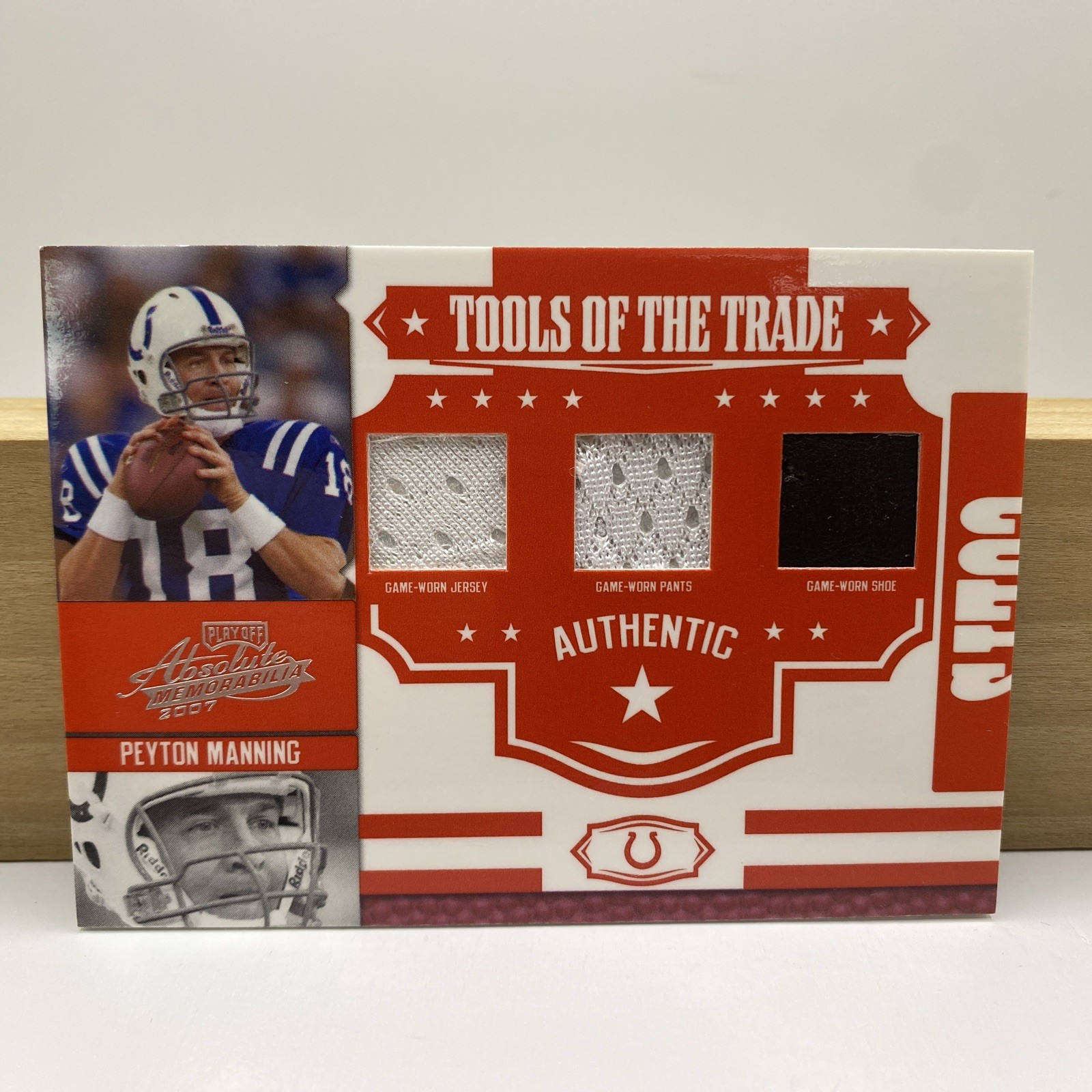 Donruss Playoff Peyton Manning Prime Jersey Tools Trade Colts Triple #TOT-38 /50