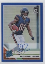 2019 Panini Donruss Optic Rated Rookie Blue Prizm 10/25 Riley Ridley Auto 0nf2
