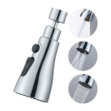 3 in 1 Kitchen Faucet Extender Universal 360° Rotate Pull Out Kitchen Tap Multi-