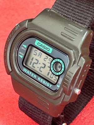 CASIOデジタル腕時計NF−11 CASIO NF-11 Digital Watch Tested 4.1cm Case NATO Strap Fashion