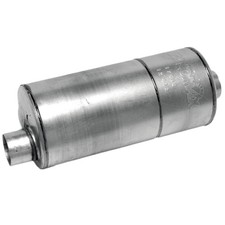 Walker Exhaust Muffler Super Turbo 3 Inlet3 Outlet Steel Aluminized Each 17698