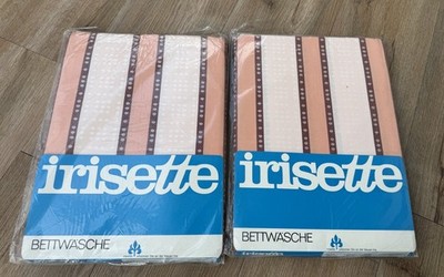 irisette bettwäsche 135x200 /80×80 Kissenbezüge 100 % baumwole