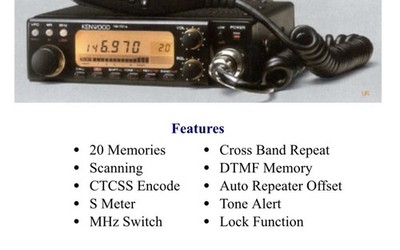 ◆KENWOOD 144/430MHz FMトランシーバーTM-701S【01】 NOS Kenwood TM-701A Dual Band Ham Radio Transceiver 144/440Mhz New