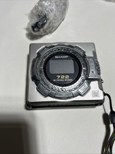 Sharp MD-MS722 Portable MiniDisc Recorder/Player with Remote tested Works 