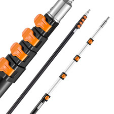Extendable Rod, Ranging from 7 to 30 FT, Multipurpose Extension Rod, Robust Alum