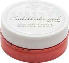 3 Pack - Nuvo Embellishment Mousse-Fusion Red - NEM-836