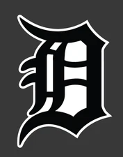 Detroit D Vinyl Decal Car Cell Phone Laptop Detroit Sticker Many Colors / Sizes