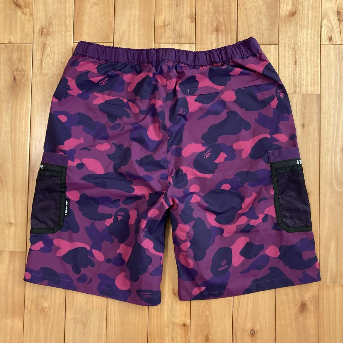 bape カモ ハーフパンツ パープル S BAPE Purple camo cargo shorts a bathing ape Size L | eBay