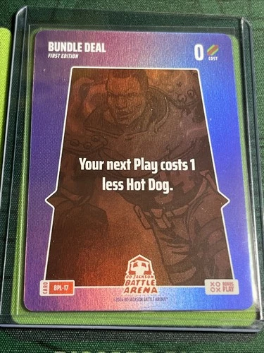 Bo Jackson Battle Arena Alpha SECRET SSP PLAY CARD BPL-17 Deal
