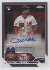 2023 Topps Chrome Update Auto Ezequiel Duran #AC-ED Auto 0bg1