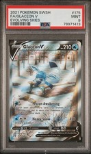 Glaceon V (Alternate Full Art) 175/203 Pokémon SWSH07: Evolving Skies Holo Psa 9 on eBay