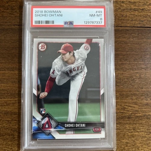 2018 Bowman - Shohei Ohtani #49 (RC) PSA 8