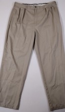 Polo Ralph Lauren Vtg Andrew Pants Mens 38x29 Tan Double Pleated Baggy 90s Y2k