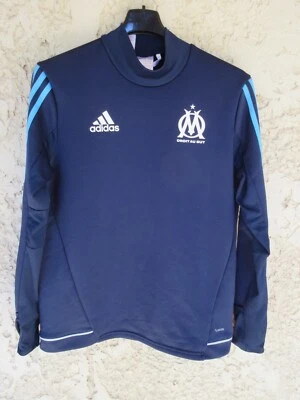 Sweat Maillot training OLYMPIQUE de MARSEILLE ADIDAS OM football shirt 13 14 ans - Photo 1/4