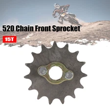 520 Chain 15T Front Sprocket Gear For 125cc-250cc Dirt Pit Bike ATV Quad Go Kart