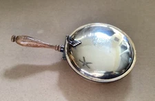 Vintage Sheffield EPC 300 Silver Plate Silent Crumb Butler, Made In England