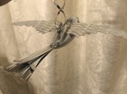 Rare Set Of  2 BIRD Metal Christmas Ornaments 7” Birds In Flight Aluminum? — photo 7