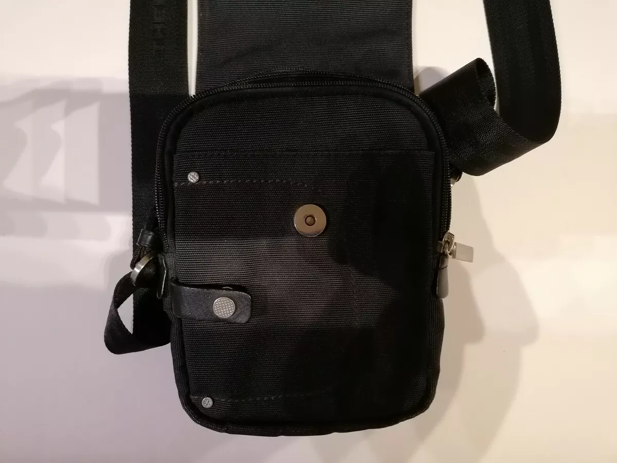 Borsello uomo THE BRIDGE nero tracolla borsa pelle tela eBay