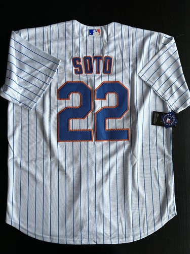 Juan Soto #22 Men's New York METS White Flex Baseball Jersey (S) SMALL - NWT