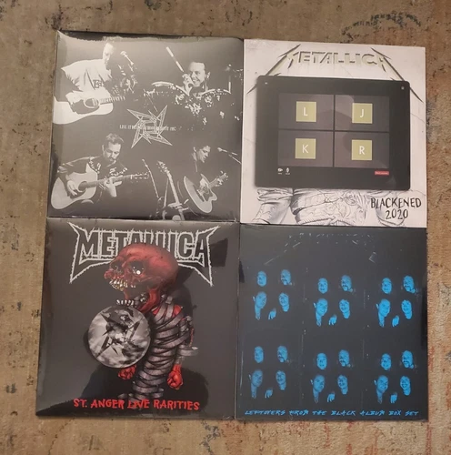 Metallica Vinyl Club 2022 #5 #6 #7 #8 Lot limited numbered black album