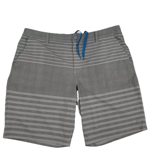 NEW MENS SIZE 32 SMOKED PEARL HANG TEN 4 WAY STRETCH HYBRID BOARD